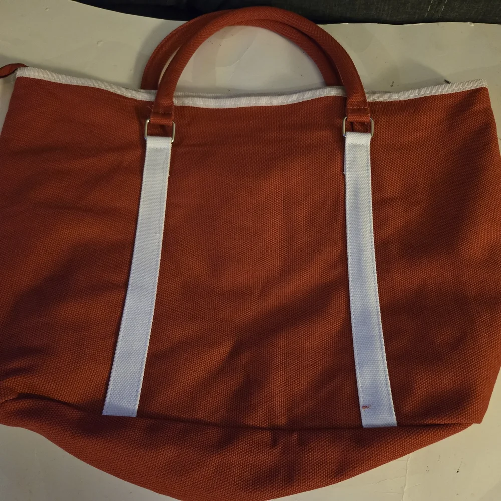 NWOT Delta Sigma Theta Sorority red & white tote Bag